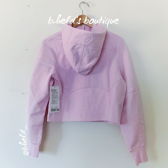 lululemon Scuba Oversized Half-Zip Hoodie in Meadowsweet Pink Size XS/S New NWT - Picture 10 of 15